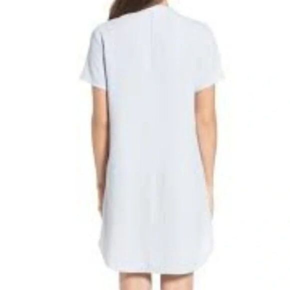 🌸 LUSH/ All in Favor 🌸 Hailey Crepe Shift Dress - [size Small, Blue] - Picture 3 of 12